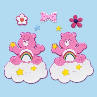 Cream dripping cloud cartoon large bear doll mobile phone case accessories wholesale airbag bracket DIY soft rubber