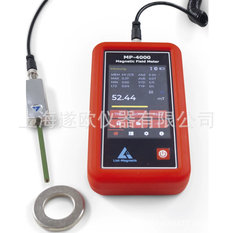 MP-4000 гауссовский магнитометр Теслаометр для измерения постоянного тока/переменного/импульсного магнитного поля