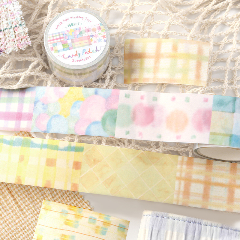 NOTE FOR y cinta de papel inspirada en la serie tejida, sal simple, material de decoración de cuentas de niña fresca