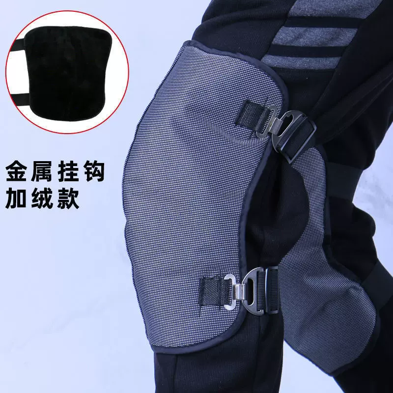 冬季摩托车护膝保暖骑行电动车电瓶车骑车防风外穿膝盖防水护腿男