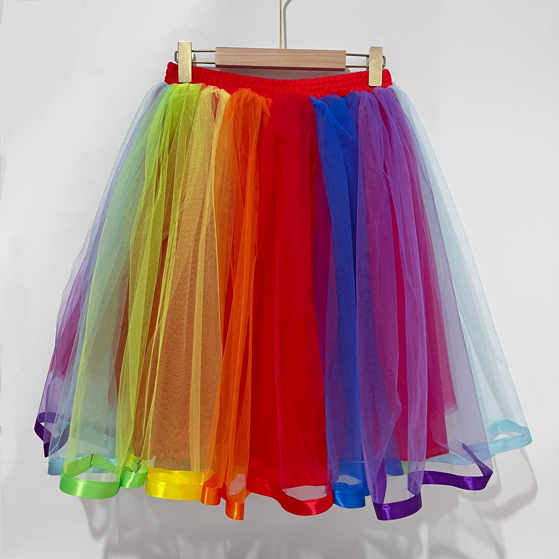 Взрывная амазонка додо temu shein взрослая радуга длинная юбка половинная юбка карнавал