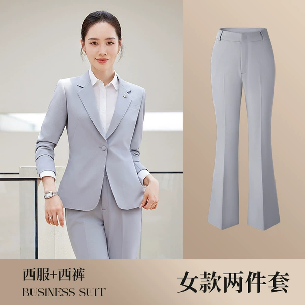 2611 gray women's suit + 2611 women's pants