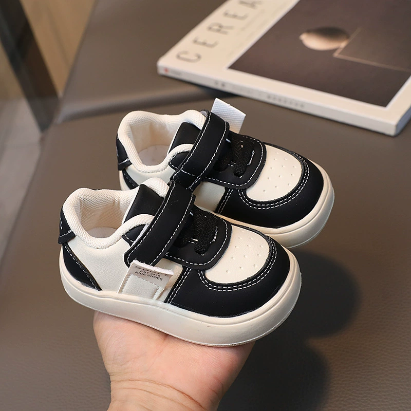 Children's breathable white shoes, footwear for early age, wholesale, soft sole