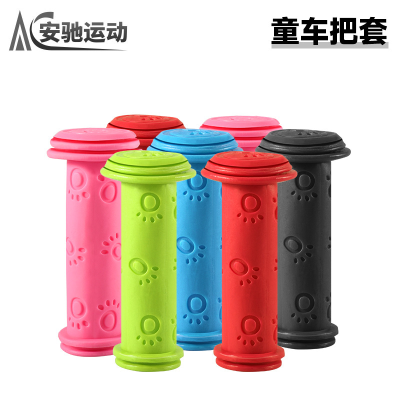 Children's Handle Cover Children's Balance Handle Cover Soft Non-slip Children's Bicycle Handle Gloves Soft Rubber Scooter Universal
