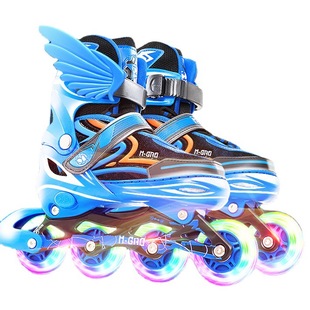 ♔ 815 Skates Kidsren's Full Set Boys and Girls Beginners Roller Skates for Kidsren, Middle and Large Kidsren