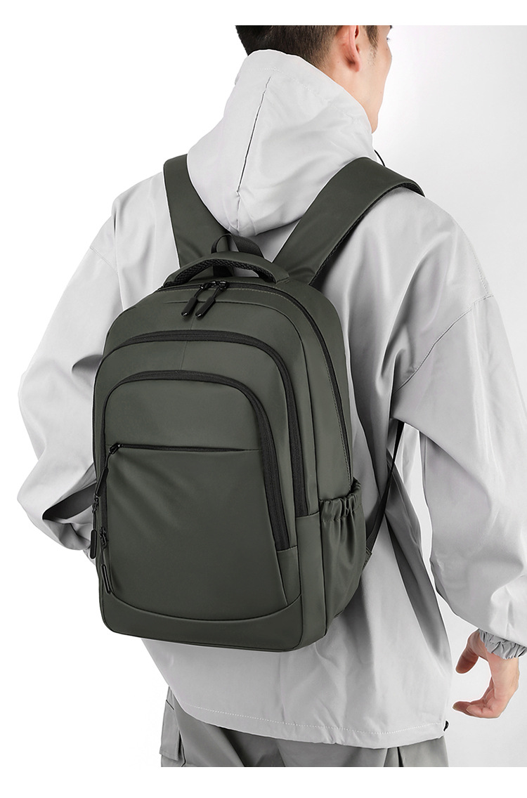2024 New Korean version men's backpack, large capacity, simple commuting computer bag, junior high school and senior high school schoolbag, cross-border undefined