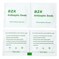Дезинфекционные салфетки BZK бензалкония хлорид независимая упаковка аксессуары для аптечек трансграничная одноразовая дезинфекционная маска BZK
