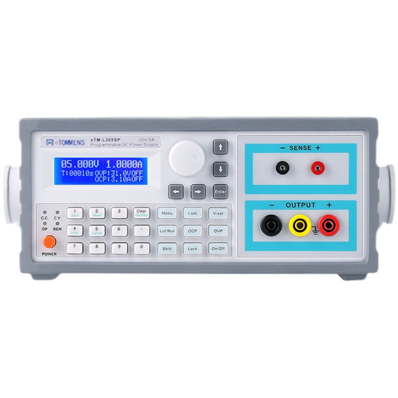 同门可编程5位高精度直流稳压电源低波纹程控电源30V150V10A蓝屏