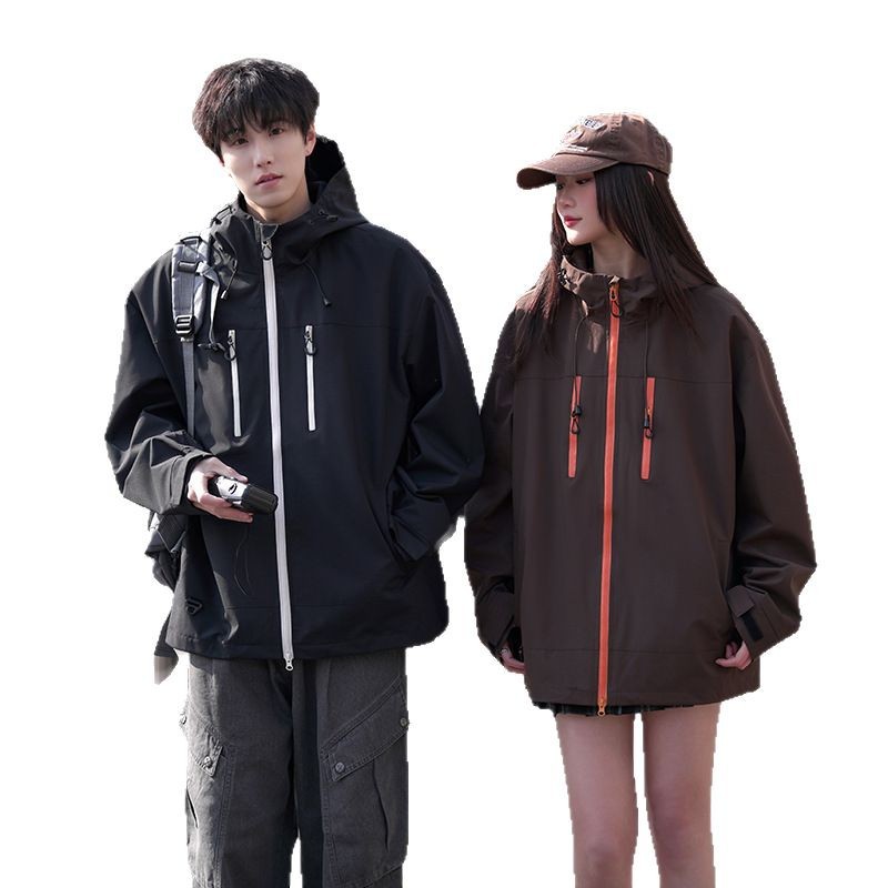Chaqueta nueva transfronteriza de primavera, chaqueta de solapa de hombre y mujer, chaqueta de hombre a la moda, bolsillo tridimensional de hombre que se puede abrir dos veces image 5