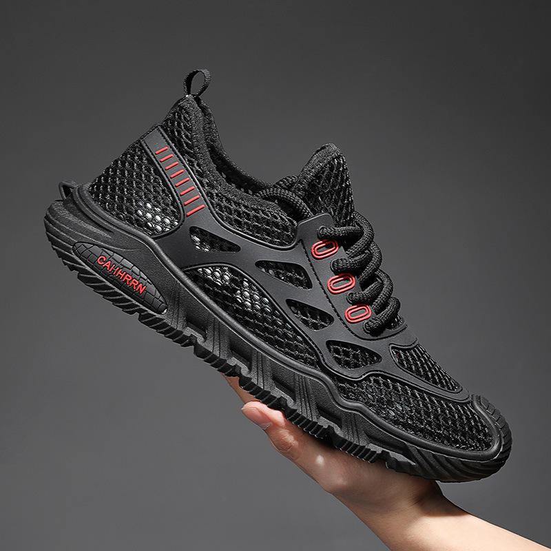 Se puede usar en cuatro estaciones, cómodo, transpirable para hombres, casual, versátil, sin cordones, tendencia de moda, estilo deportivo, zapatos de hombre de color sólido de suela gruesa