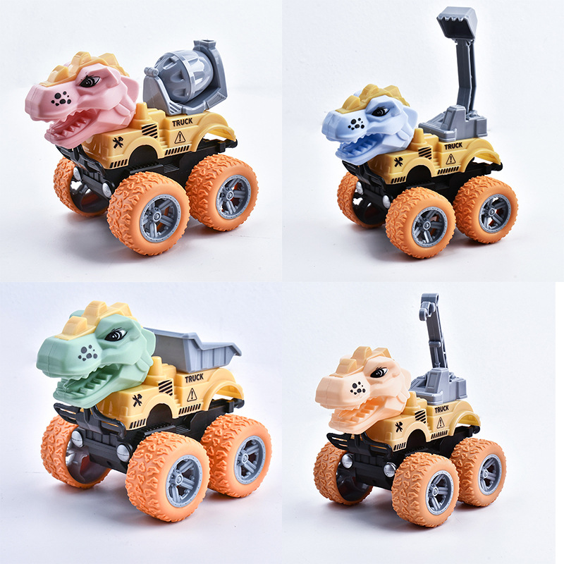 Niños inercia cuatro tracciones vehículo todoterreno al por mayor niño coche de acrobacias modelo de simulación de caída coche de juguete pequeño regalo