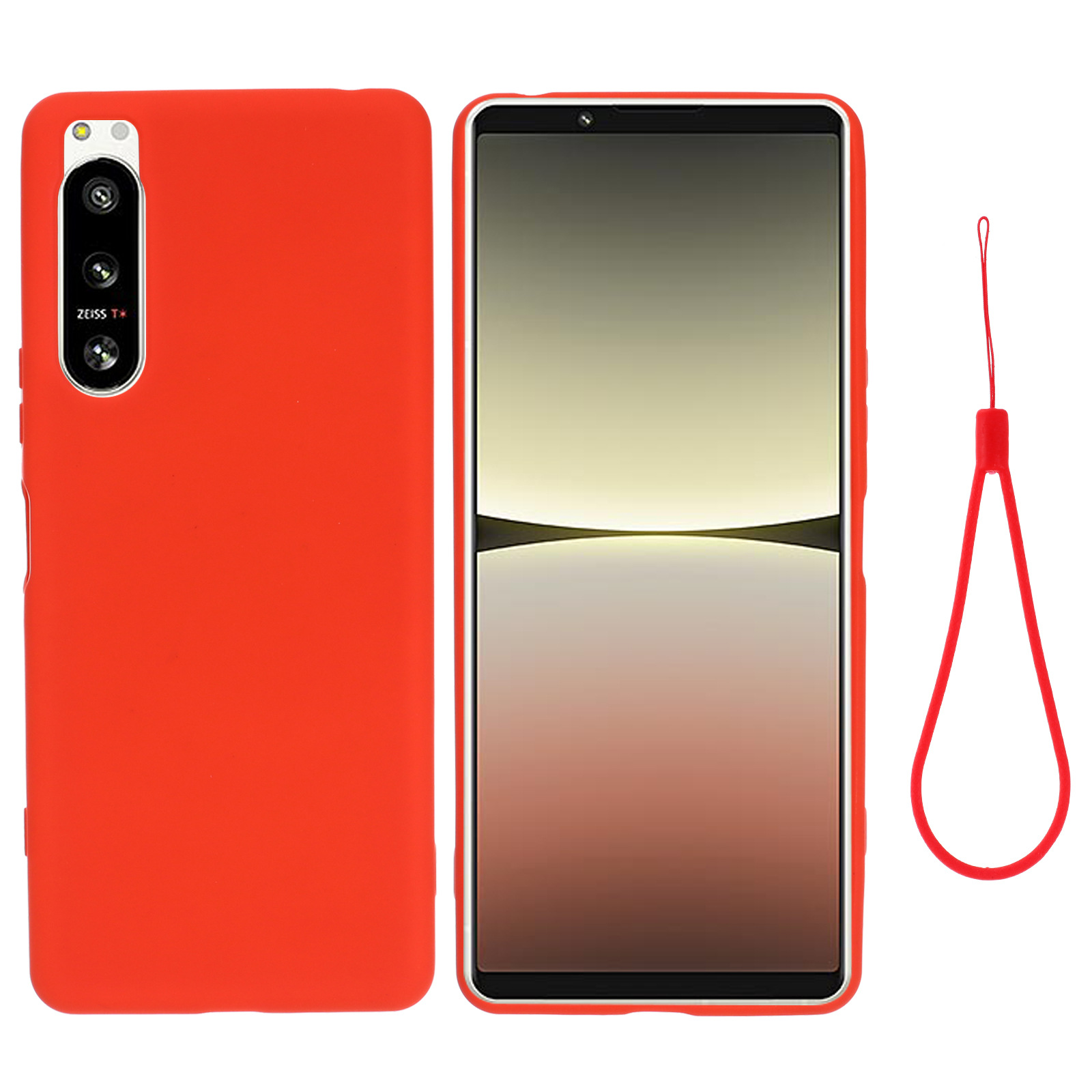 Suitable for Sony Xperia 5 Iv Mobile Phone Case Sony 5 Iii Protective Cover All-Inclusive Real Silicone Anti-Fall 5Ii