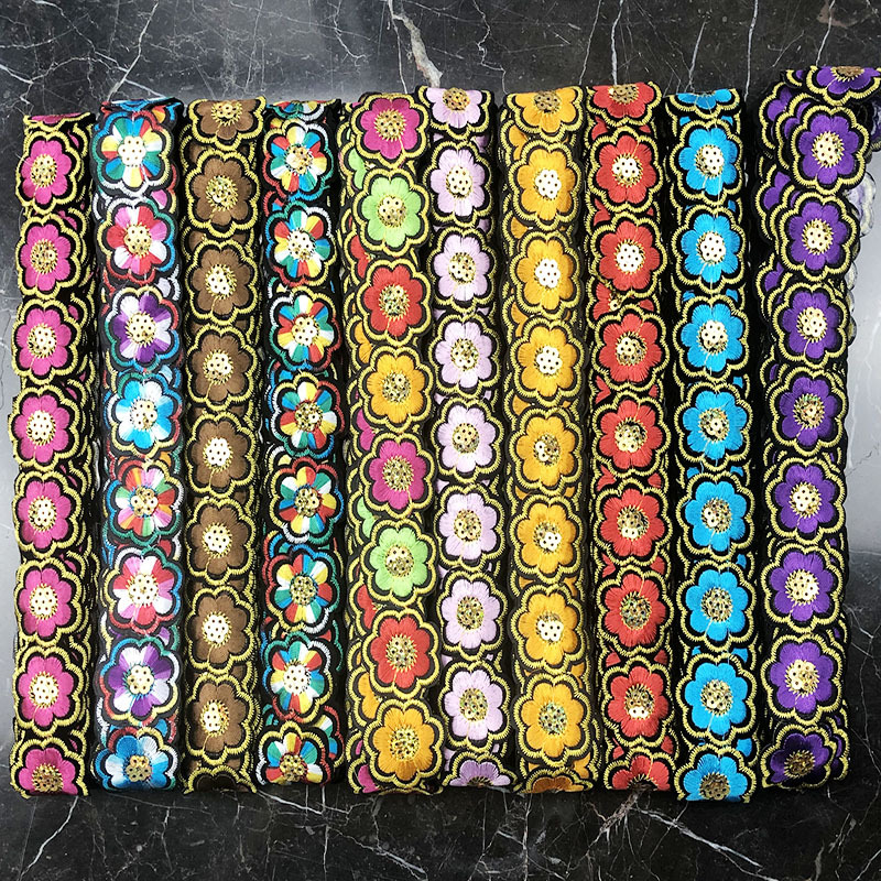 Spot Supply вышивки этнические кружевные блестки DIY, аксессуары для выступлений на сцене, поддерживая кружевное кружево