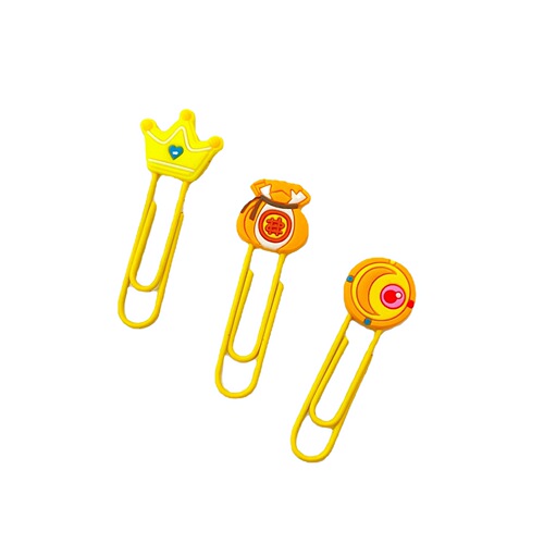 Creative cute paper clips, swing needles, stationery, paper clips, office supplies pins, color bookmark clips, paper clips