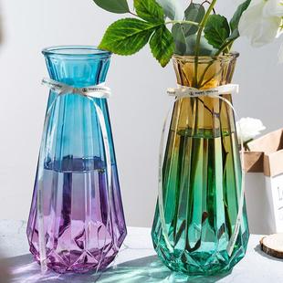 Extra Large Glass Vase Thickened Hydroponic Plants Rich Bamboo Pothos Lily Flower Vase Decoration Living Room Wholesale