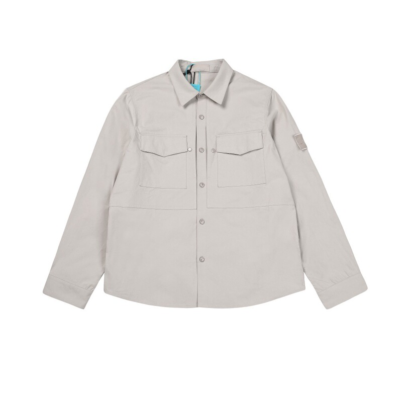 2026 New Ghost Series Workwear Style Shirt Jacket Couple Loose Casual Long-Sleeve Outerwear Versatile Shirt 2026 New Ghost Series Workwear Style Shirt Jacket Couple Loose Casual Long-Sleeve Outerwear Versatile Shirt