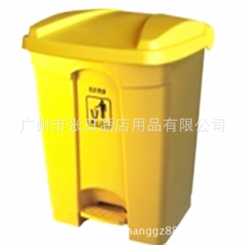 Pedal trash can 30L45L68L87L plastic sanitation yellow bucket with lid medical waste bucket Pedal trash can 30L45L68L87L plastic sanitation yellow bucket with lid medical waste bucket