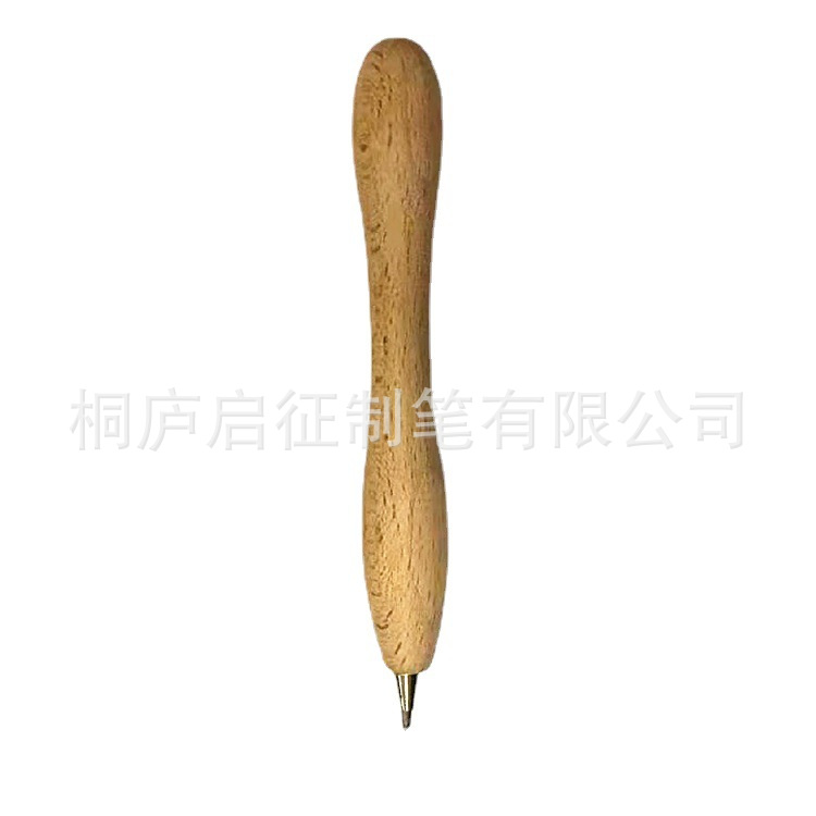 葫芦身型木头圆珠笔木制礼品笔激光印刷logo笔记本套装礼盒配套笔