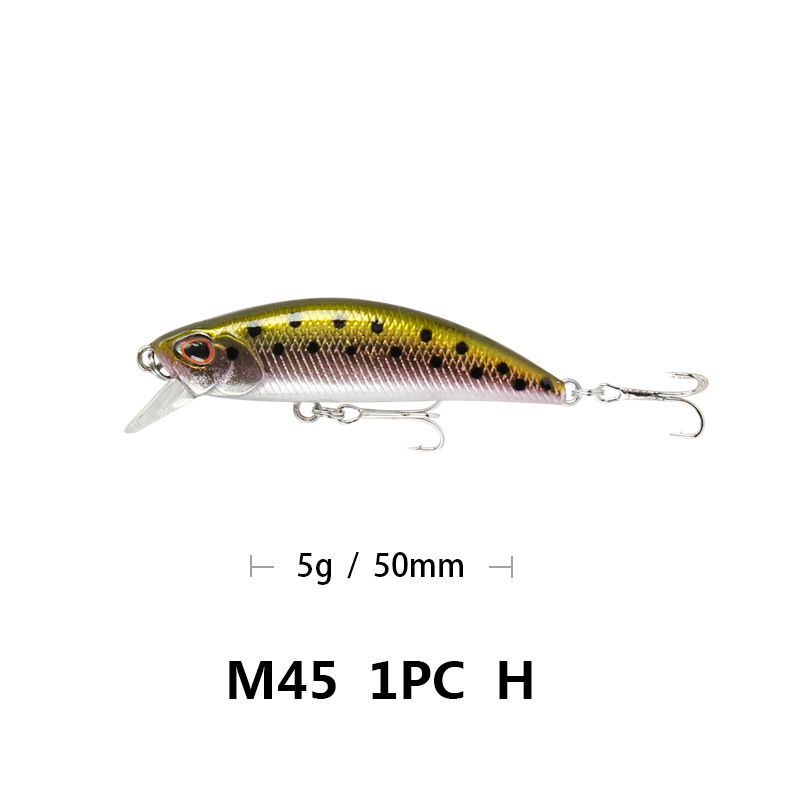 Small Sinking Minnow Lures  Hard Baits Bass Trout Fresh Water Fishing Lure