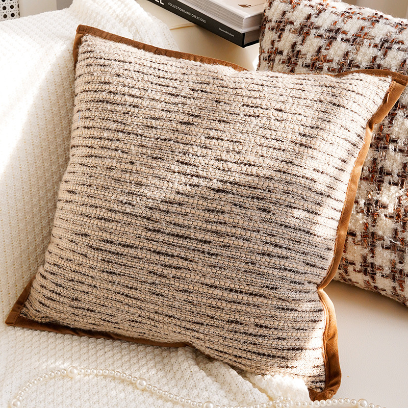 Cream-wind lujoso almohada de soporte de alta calidad, cojín de sofá de sala de estar, cojín de cabecera del dormitorio, funda de almohada con núcleo image 17