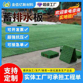 凹凸型塑料排水板源头工厂楼顶花园绿化种植车库顶板阻根蓄排水板