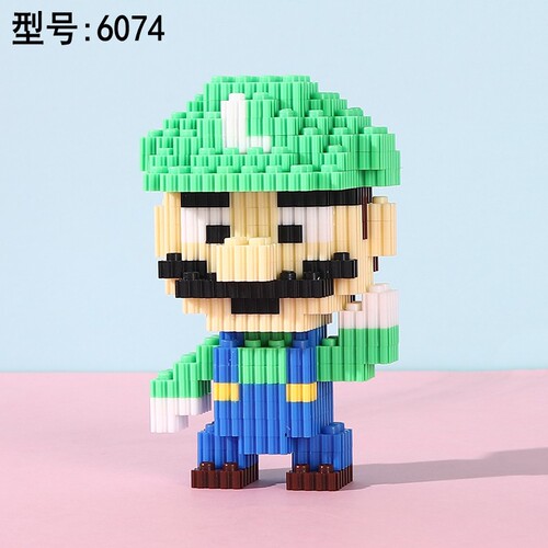 Factory Brain Teaser Stress Relief DIY Multifunctional Small Grain Connecting Blocks Compatible with LEGO Gift Toys Wholesale