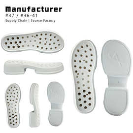潮州盈致鞋底凉鞋大底PVC吹气鞋底防滑耐磨拉帮女款休闲定制工厂