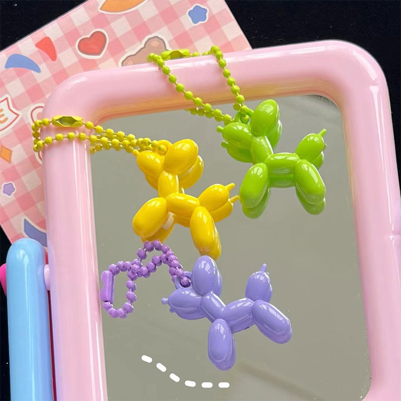 Colorful Laser Balloon Dog Soft Rubber PVC Three-Dimensional