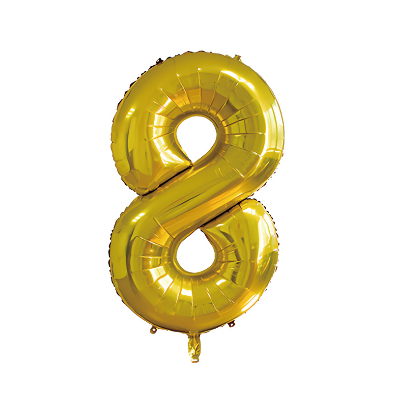 [Hengyue] globo decorativo para Sala de bodas, globo con números grandes de 32 pulgadas, decoración para fiesta de banquete de cumpleaños