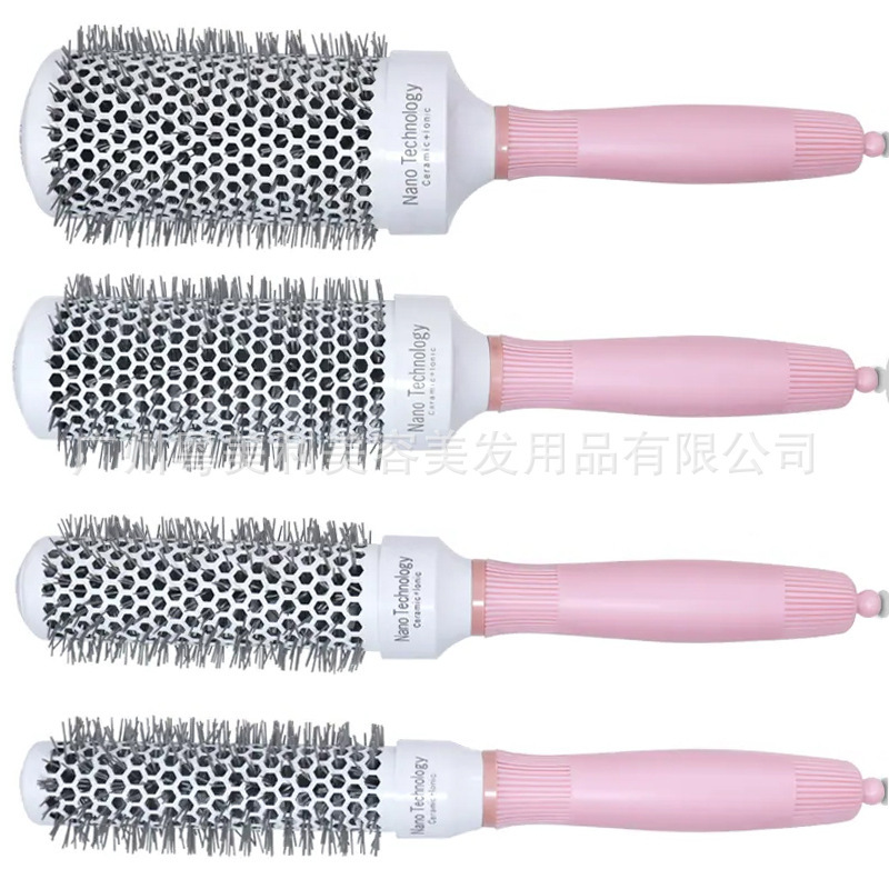 セラミック櫛ローラー櫛美容櫛造形専用耐熱ふわふわ巻き髪順髪櫛|undefined