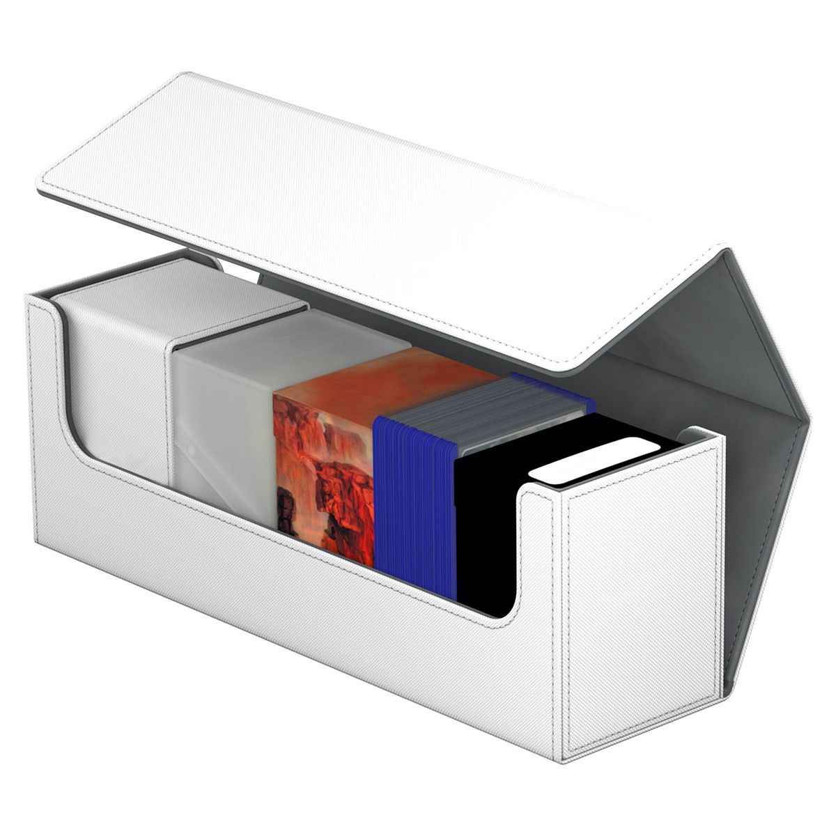 De gama alta 400 + caja de tarjeta de la PU juego de mesa MTG juego rey Ultraman tarjeta Bao Ke Meng Wanzhi Almacenamiento de tarjetas al por mayor