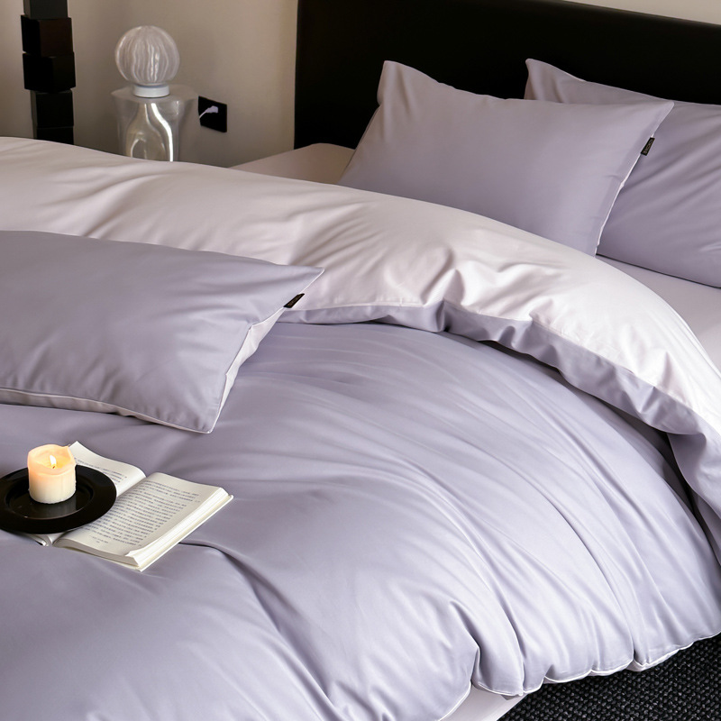 Alta gama A clase 100 algodón molido cuatro piezas para engrosar sábanas de algodón cubierta de cama caliente de otoño y invierno cuatro piezas