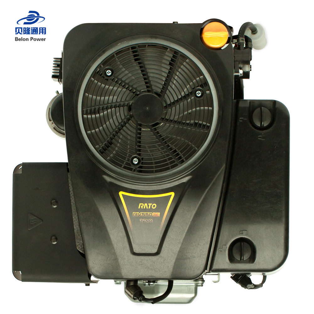 润通RV550D垂直轴汽油机17.5马力垂直轴汽油动力骑乘式割草机动力