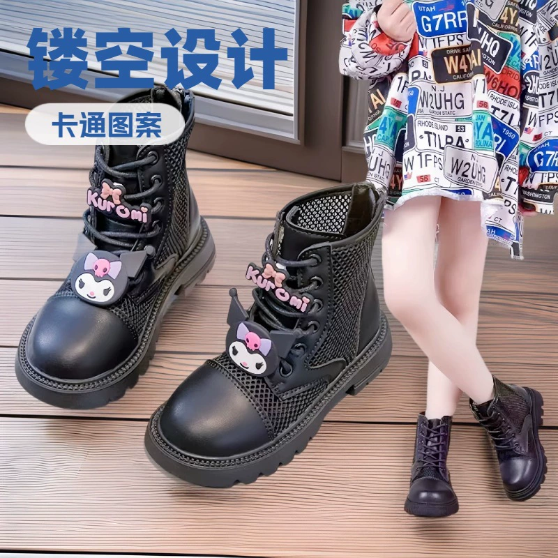 Девушки сетчатые ботинки 2025 новая летняя сетчатая лапша