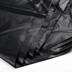 Thickened vest-type garbage bag household kitchen portable disposable plastic bag commercial black large shopping bag