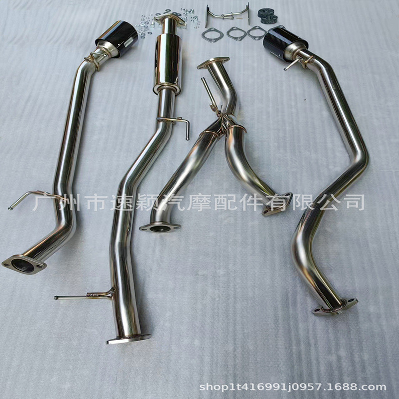 Modified Exhaust Pipe Suitable for Next-Gen Ranger Raptor 2023 Model with 2.0 Displacement, Full Tail Section