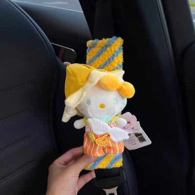 Sürətlər qutusu və əl tormozu başlıqları Plush Doll Car Seat Belt