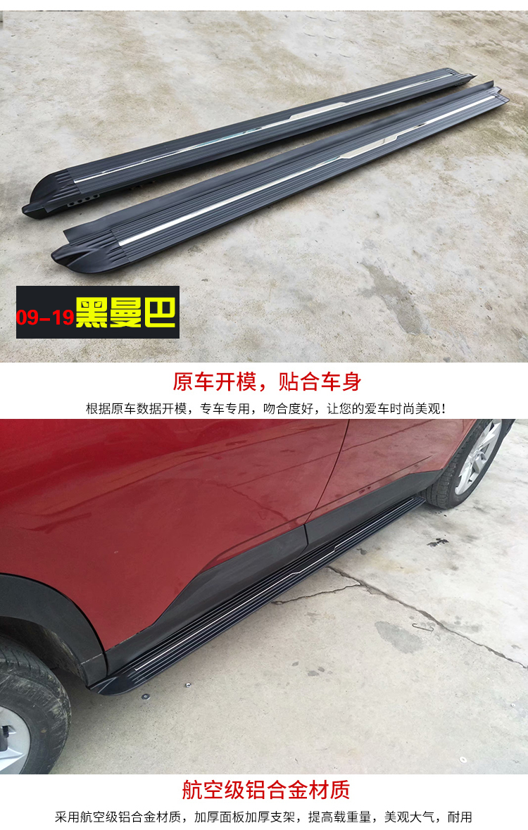 Suitable for 2009-2019 Highlander footrest welcome modification