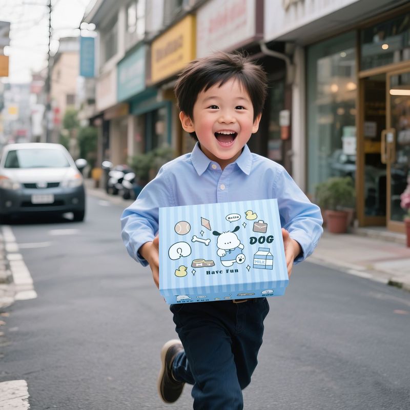 スポット卸売ハイエンド漫画犬お土産ギフトボックス教師の日誕生日休日天と地カバー包装箱|undefined