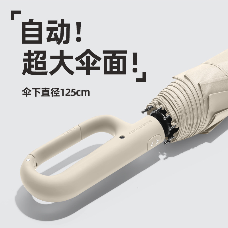 Paraguas plegable completamente automático gran venta al por mayor más tamaño protección solar paraguas hombres y mujeres paraguas de sol publicidad personalizada