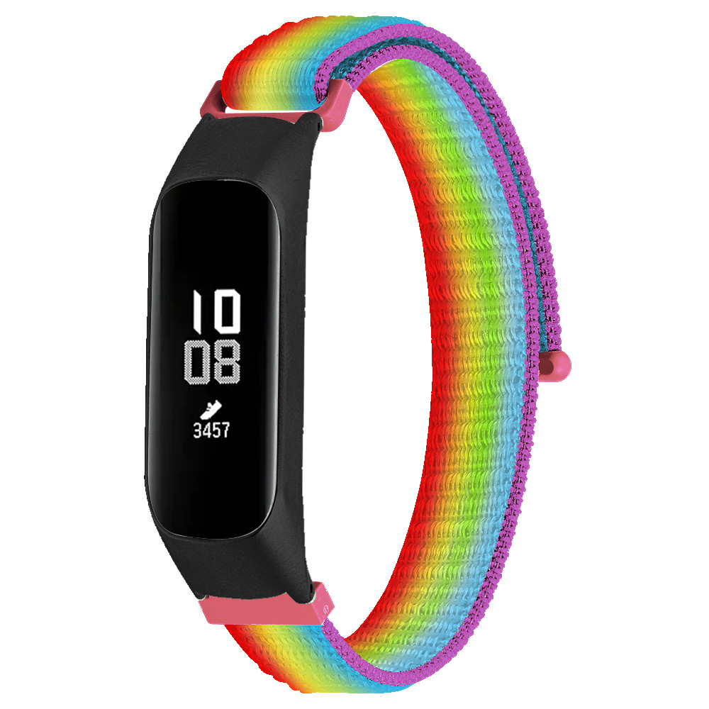 Correa de nylon trenzado para Samsung Galaxy Fit 2 SM-R220, 20 colores, con cierre tipo velcro