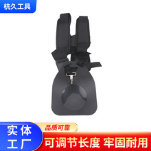 园林工具双肩背带割草机背带割灌打草机配件割草机黑圆板背带