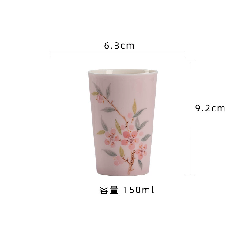 Tea cup, ceramic small modern set handmade, Cola, simple and elegant design, Chinese style