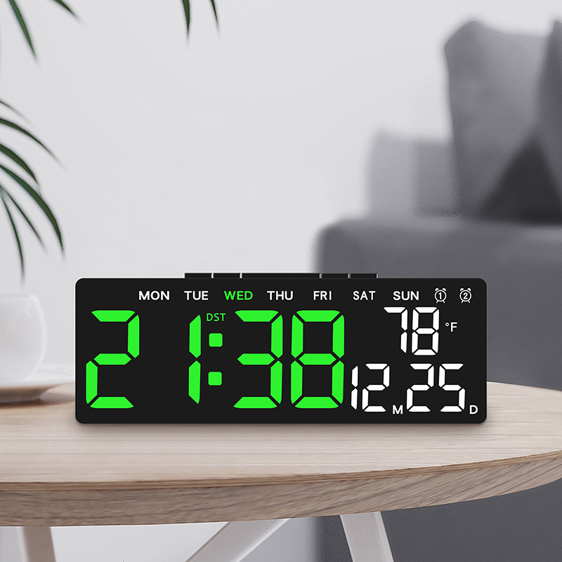 New clock multifunctional electronic clock simple LED digital clock USB output bedside clock 5510 alarm clock