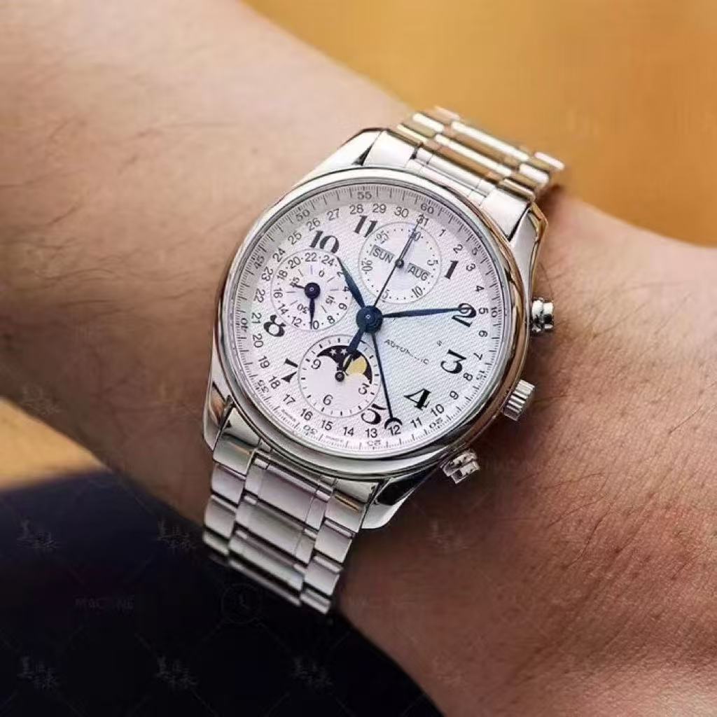 ZF工厂直销3M手表JF厂八针月相计时7750多功能男表机械表全自动