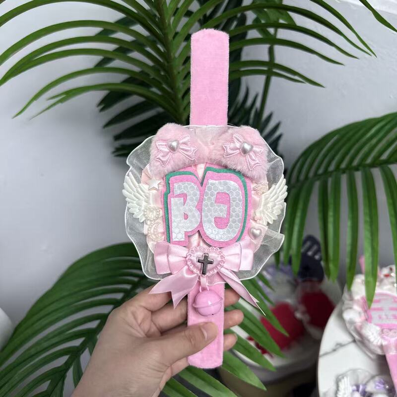 Gao Mingyang (Yang) Snap Ring, Zuo Qihan (Qi) Snap Ring, Snap Ring Fan Pendant, Name Lace Butterfly