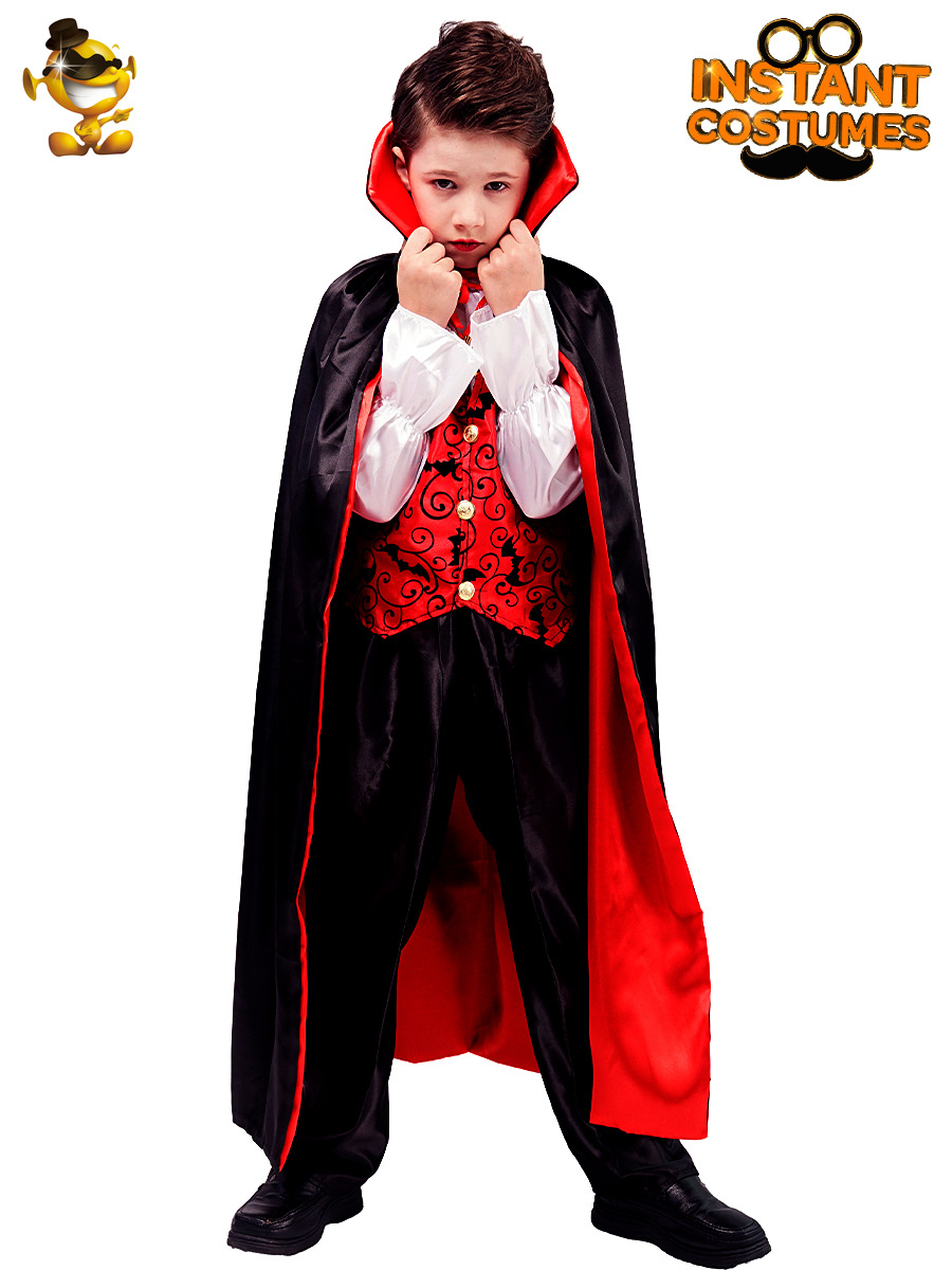 Transfronterizos suministro de Halloween horror trajes infantiles baile de maquillaje cosplay vampiro chico image 3