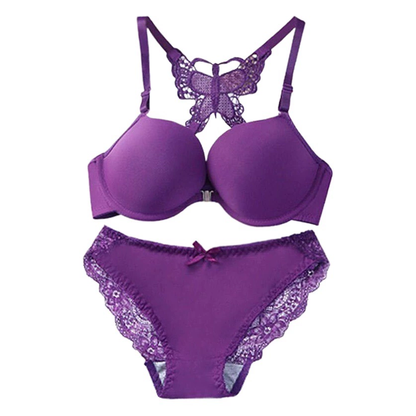 Женский глянцевый бюстгальтер-бабочка, бюстгальтер с открытой пряжкой, сексуальное нижнее белье со стальным кольцом для девочек