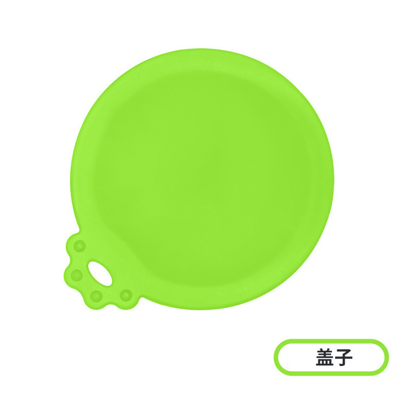 Gato puede cubrir cubierta de silicona fresca mascota perro puede cubierta de sellado universal cubierta de sellado puede cuchara