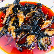 益旺麻辣无骨鸡脚黑鸡爪凉拌无骨凤爪凉菜去骨黑鸡脚半成品预制菜